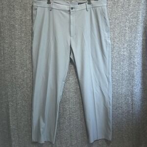 Dunning Everbest Golf Pants Mens 40x30 Gray Performance Stretch‎ Chino Athletic